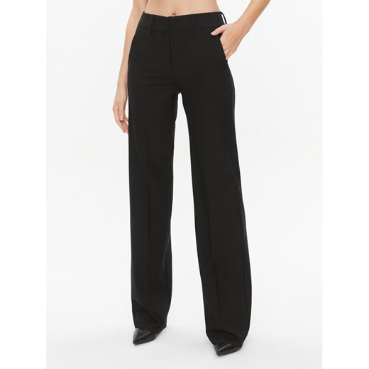Marella Spodnie materiałowe Siluro 2331360936200 Czarny Regular Fit ze sklepu MODIVO w kategorii Spodnie damskie - zdjęcie 182610939