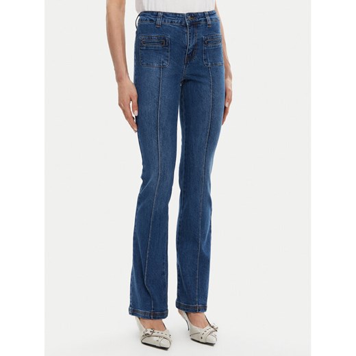 Silvian Heach Jeansy GPP25275JE Granatowy Regular Fit ze sklepu MODIVO w kategorii Jeansy damskie - zdjęcie 182610976