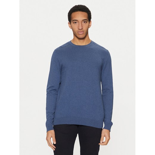 Selected Homme Sweter 16074682 Granatowy Regular Fit ze sklepu MODIVO w kategorii Swetry męskie - zdjęcie 182610989