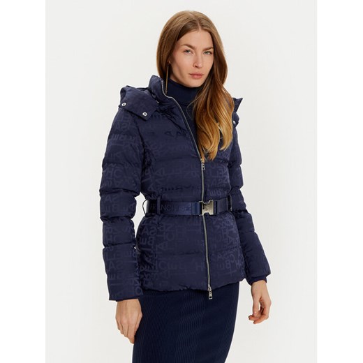 Elisabetta Franchi Kurtka przejściowa PI-70D-46E2-V300 Granatowy Regular Fit ze sklepu MODIVO w kategorii Kurtki damskie - zdjęcie 182610999