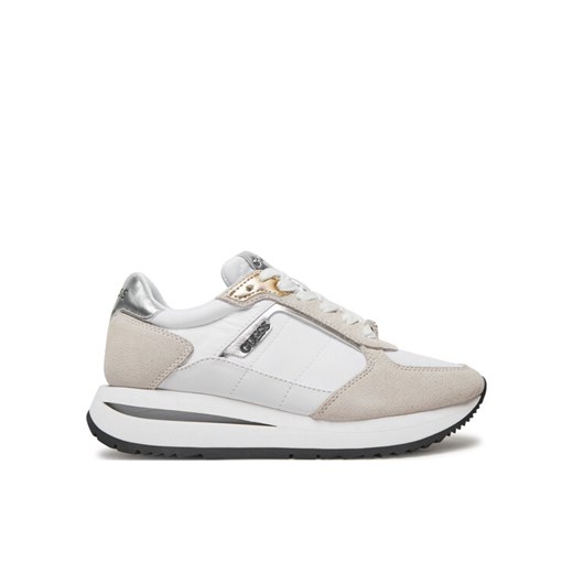 Guess Sneakersy FLPEGY FAB12 Biały ze sklepu MODIVO w kategorii Buty sportowe damskie - zdjęcie 182611026