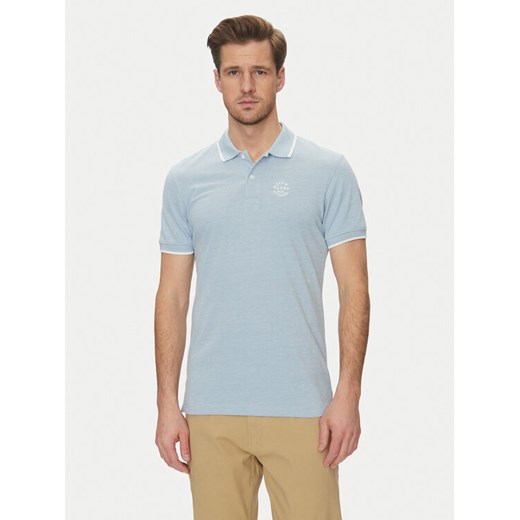 Blend Polo 20708180 Błękitny Regular Fit L MODIVO