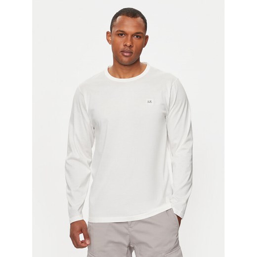 C.P. Company Longsleeve 16CMTS089A006374G Biały Regular Fit ze sklepu MODIVO w kategorii T-shirty męskie - zdjęcie 182611045