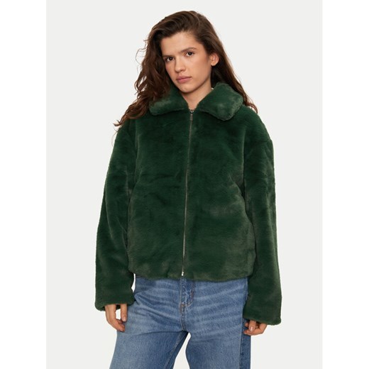 United Colors Of Benetton Futro 2FBDDN06V Zielony Regular Fit ze sklepu MODIVO w kategorii Futra damskie - zdjęcie 182611076