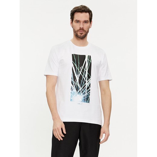Boss T-Shirt 50514647 Biały Regular Fit ze sklepu MODIVO w kategorii T-shirty męskie - zdjęcie 182611127