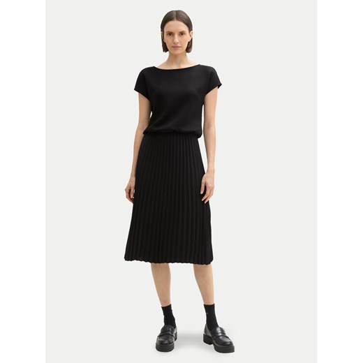 Tom Tailor Sukienka codzienna 1043883 Czarny Regular Fit ze sklepu MODIVO w kategorii Sukienki - zdjęcie 182611168