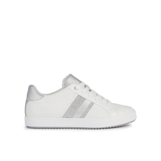 Geox Sneakersy D Blomiee D366HF 054AJ C0007 Biały ze sklepu MODIVO w kategorii Trampki damskie - zdjęcie 182611176