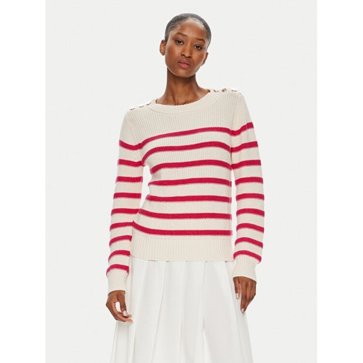 Morgan Sweter 241-MASHI Écru Regular Fit ze sklepu MODIVO w kategorii Swetry damskie - zdjęcie 182611206