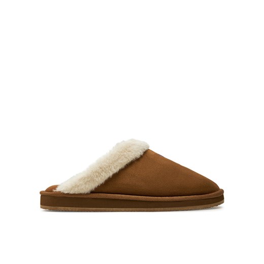 Polo Ralph Lauren Kapcie Slipper Wsw 842957050001 Brązowy ze sklepu MODIVO w kategorii Kapcie damskie - zdjęcie 182611219