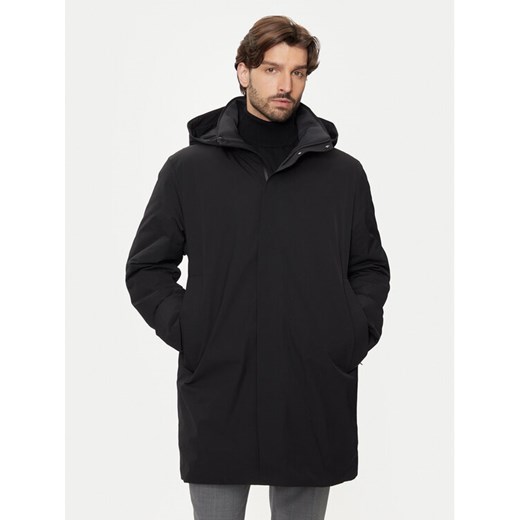 Calvin Klein Parka K10K113457 Czarny Regular Fit ze sklepu MODIVO w kategorii Parki męskie - zdjęcie 182611257