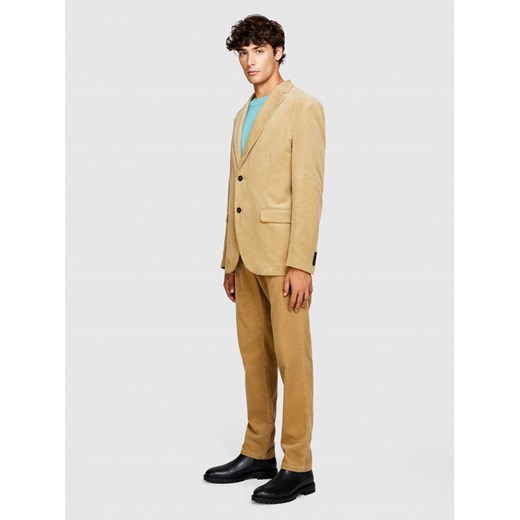 Sisley Marynarka 2SFRSW01B Beżowy Slim Fit ze sklepu MODIVO w kategorii Marynarki męskie - zdjęcie 182611266