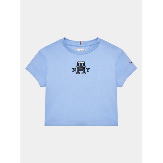 Tommy Hilfiger T-Shirt KG0KG07437 D Niebieski Regular Fit ze sklepu MODIVO w kategorii T-shirty chłopięce - zdjęcie 182611359