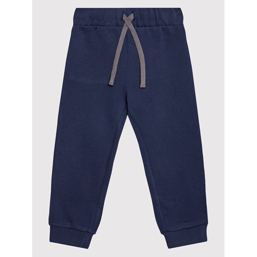 United Colors Of Benetton Spodnie dresowe 3J70GF010 Granatowy Regular Fit ze sklepu MODIVO w kategorii Spodnie chłopięce - zdjęcie 182611395