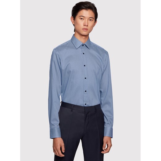 Boss Koszula Jango 50445380 Niebieski Slim Fit ze sklepu MODIVO w kategorii Koszule męskie - zdjęcie 182611435