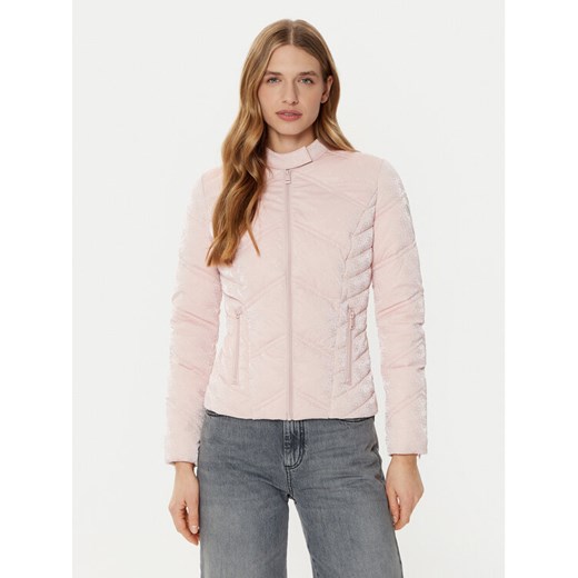 Guess Kurtka puchowa W5RL00 WGV30 Różowy Regular Fit ze sklepu MODIVO w kategorii Kurtki damskie - zdjęcie 182611466