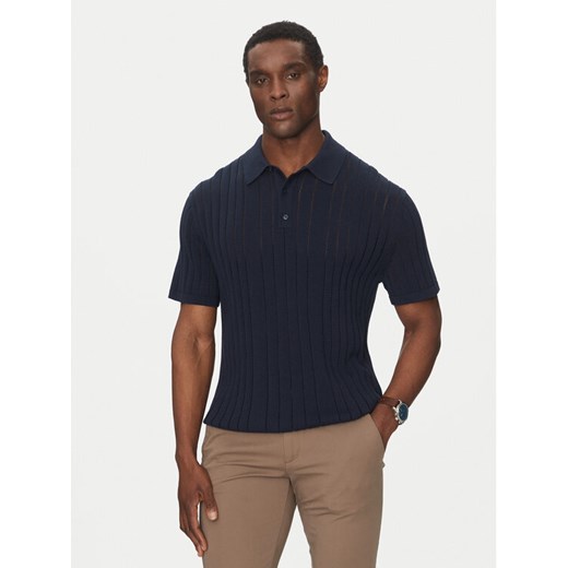 MICHAEL Michael Kors Polo CS560FG469 Granatowy ze sklepu MODIVO w kategorii T-shirty męskie - zdjęcie 182611507
