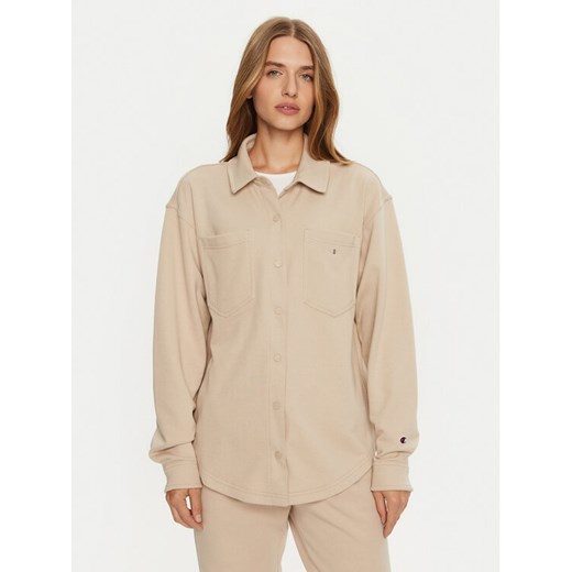 Champion Koszula 117543 Beżowy Regular Fit ze sklepu MODIVO w kategorii Koszule damskie - zdjęcie 182611617
