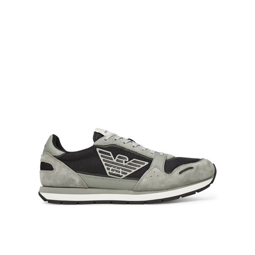 Emporio Armani Sneakersy X4X537 XN730 U549 Szary ze sklepu MODIVO w kategorii Buty sportowe męskie - zdjęcie 182611618