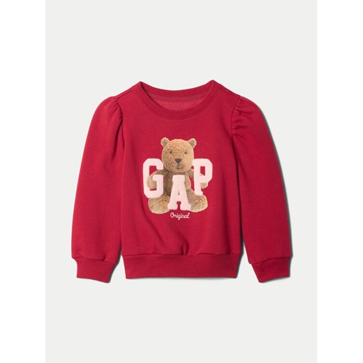 Gap Bluza 626263 Bordowy Regular Fit ze sklepu MODIVO w kategorii Bluzy dziewczęce - zdjęcie 182611625