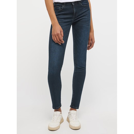 Mustang Jeansy Shelby 1013582 Granatowy Slim Fit ze sklepu MODIVO w kategorii Jeansy damskie - zdjęcie 182611626