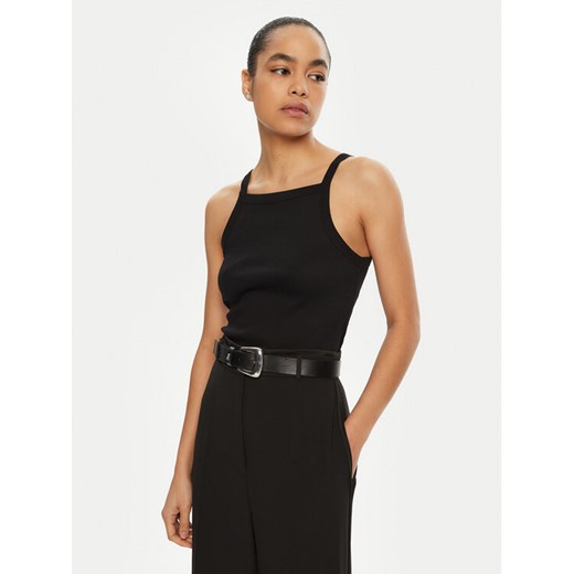 IVY OAK Top Klara Rose IO1100X2362 Czarny Slim Fit ze sklepu MODIVO w kategorii Bluzki damskie - zdjęcie 182611628