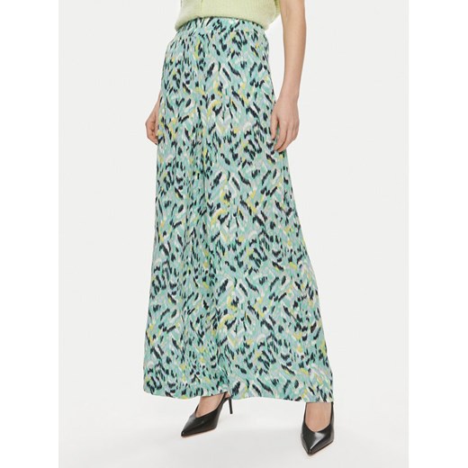 Vero Moda Spodnie palazzo Menny 10282478 Zielony Wide Leg ze sklepu MODIVO w kategorii Spodnie damskie - zdjęcie 182611637