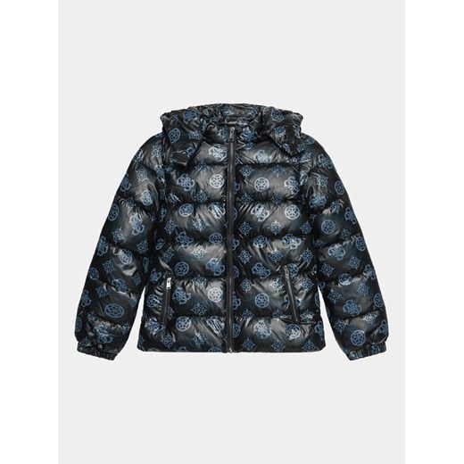 Guess Kurtka zimowa J3BL06 WBVE0 Czarny Regular Fit ze sklepu MODIVO w kategorii Kurtki chłopięce - zdjęcie 182611649