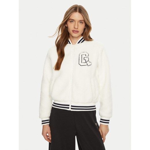 Guess Kurtka bomber V5RL06 KCPC2 Biały Regular Fit ze sklepu MODIVO w kategorii Kurtki damskie - zdjęcie 182611669