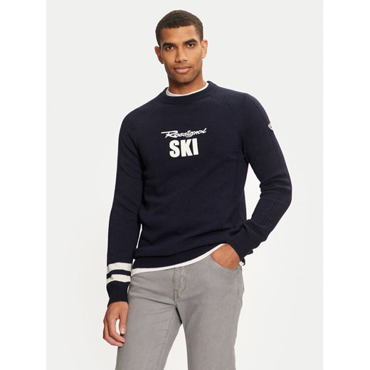 Rossignol Sweter RLMMO11 Granatowy Regular Fit ze sklepu MODIVO w kategorii Swetry męskie - zdjęcie 182611699