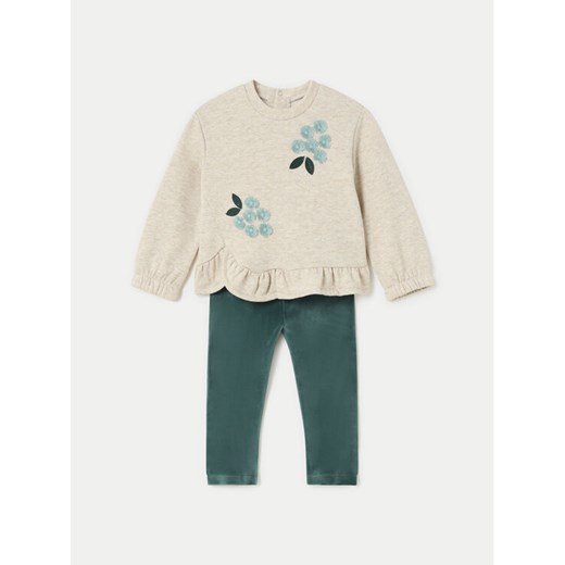 Mayoral Komplet bluzka i legginsy 2706 Zielony Regular Fit ze sklepu MODIVO w kategorii Odzież dla niemowląt - zdjęcie 182611786