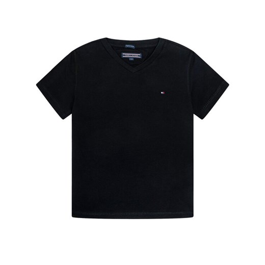 Tommy Hilfiger T-Shirt KB0KB04142 S Czarny Regular Fit ze sklepu MODIVO w kategorii T-shirty chłopięce - zdjęcie 182611898