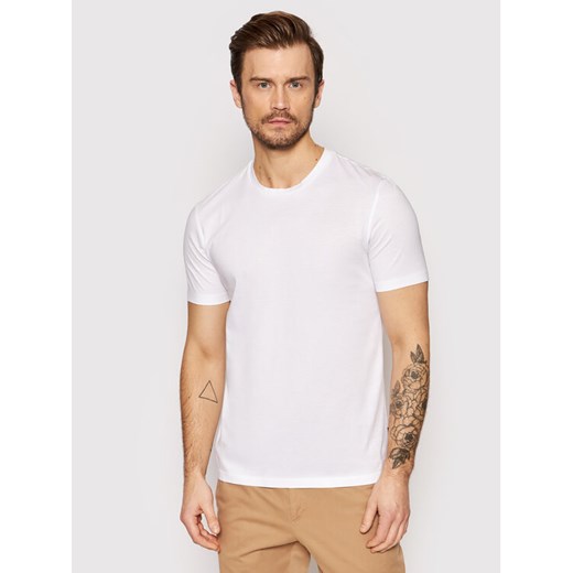 Boss T-Shirt Tessler 50468395 Biały Slim Fit ze sklepu MODIVO w kategorii T-shirty męskie - zdjęcie 182611925