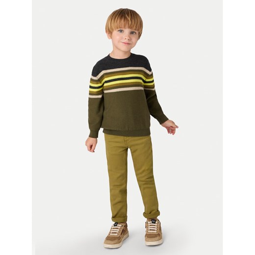 Mayoral Spodnie materiałowe 4539 Zielony Slim Fit ze sklepu MODIVO w kategorii Spodnie dziewczęce - zdjęcie 182612008
