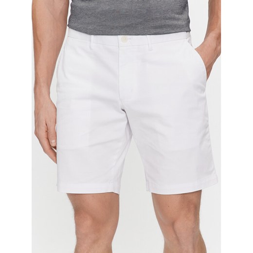 Tommy Hilfiger Szorty materiałowe Brooklyn Short 1985 MW0MW23563 Biały Regular Fit ze sklepu MODIVO w kategorii Spodenki męskie - zdjęcie 182612027