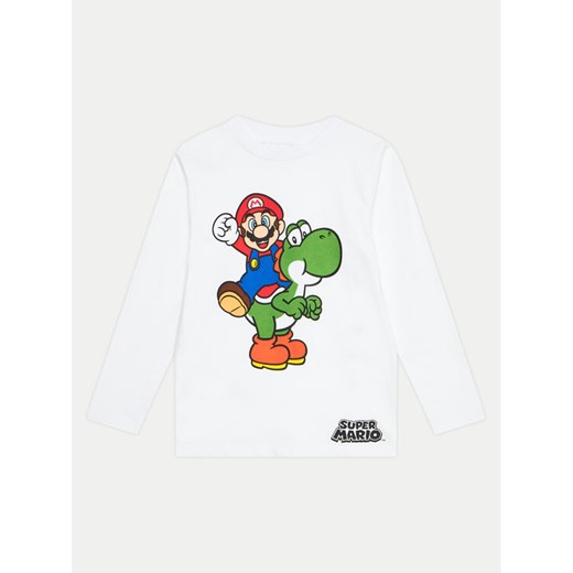 OVS Bluzka 2125660 Biały Regular Fit ze sklepu MODIVO w kategorii Bluzki dziewczęce - zdjęcie 182612067