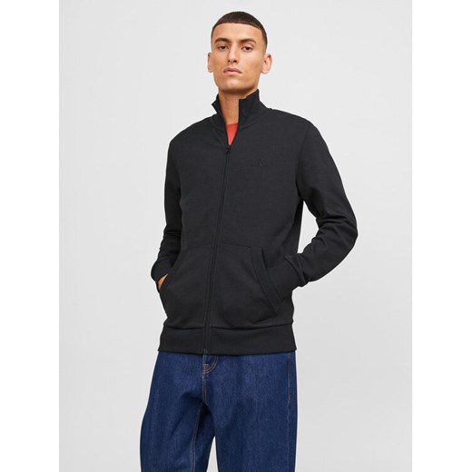 Jack&Jones Bluza Paulos 12250737 Czarny Standard Fit ze sklepu MODIVO w kategorii Bluzy męskie - zdjęcie 182612118