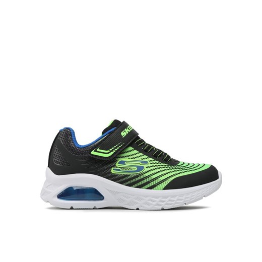 Skechers Sneakersy Microspec Max II 403930L/BBLM Czarny ze sklepu MODIVO w kategorii Buty sportowe dziecięce - zdjęcie 182612135
