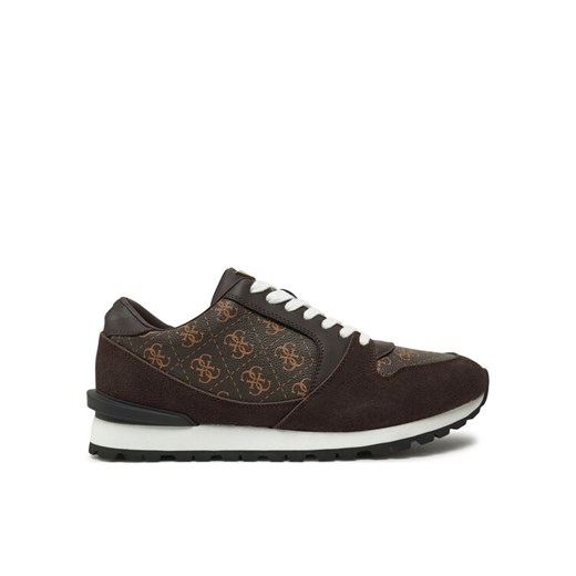 Guess Sneakersy FMPARO ELL12 Brązowy ze sklepu MODIVO w kategorii Buty sportowe męskie - zdjęcie 182612147
