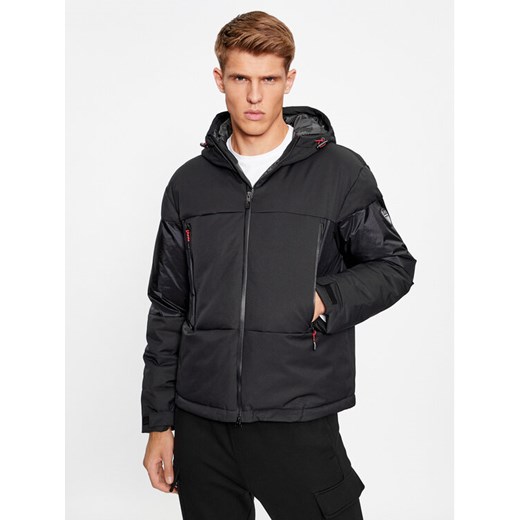 EA7 Emporio Armani Kurtka zimowa 6RPB10 PNEEZ 1200 Czarny Regular Fit ze sklepu MODIVO w kategorii Kurtki męskie - zdjęcie 182612205
