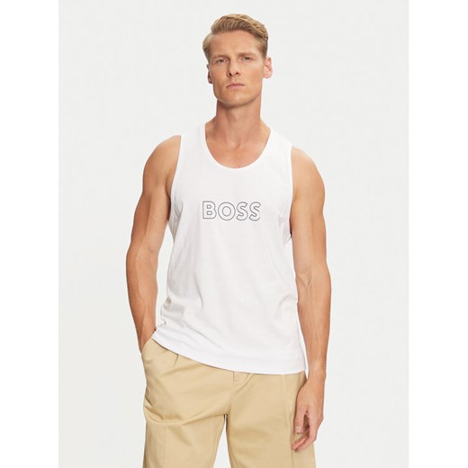 Boss Tank top 50491711 Biały Regular Fit ze sklepu MODIVO w kategorii T-shirty męskie - zdjęcie 182612266
