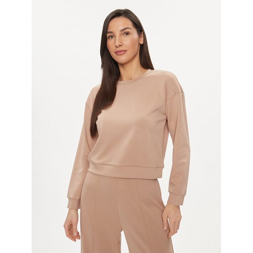 United Colors Of Benetton Bluza 3UNN3M05L Beżowy Relaxed Fit ze sklepu MODIVO w kategorii Bluzy damskie - zdjęcie 182612285