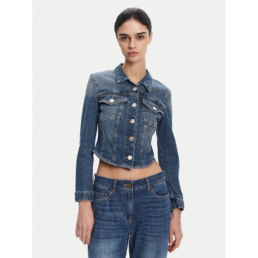 PINKO Kurtka jeansowa 104972 A2I5 Niebieski Regular Fit ze sklepu MODIVO w kategorii Kurtki damskie - zdjęcie 182612288
