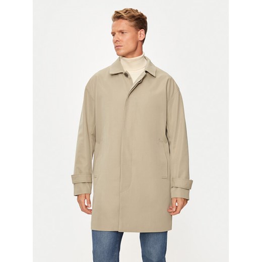 Only & Sons Trencz Mac 22030393 Beżowy Regular Fit ze sklepu MODIVO w kategorii Płaszcze męskie - zdjęcie 182612305
