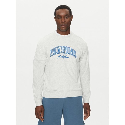 Jack&Jones Bluza Detroit 12268470 Szary Relaxed Fit ze sklepu MODIVO w kategorii Bluzy męskie - zdjęcie 182612316