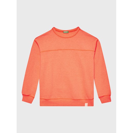 United Colors Of Benetton Bluza 3UHRC10BB Pomarańczowy Regular Fit ze sklepu MODIVO w kategorii Bluzy chłopięce - zdjęcie 182612329