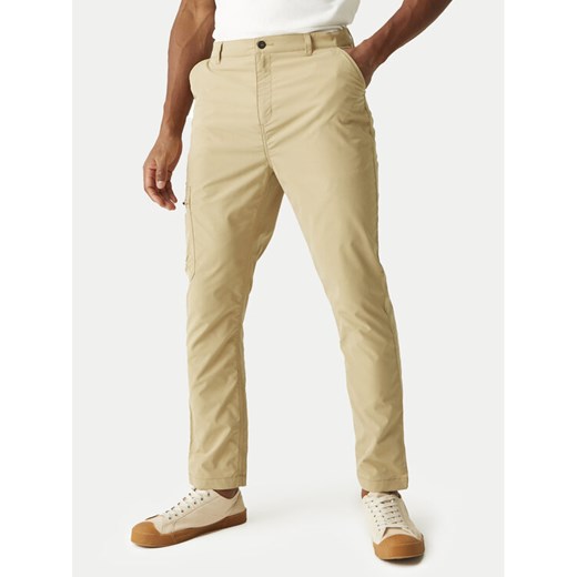 Regatta Spodnie outdoor Dalry RMJ306 Beżowy Regular Fit ze sklepu MODIVO w kategorii Spodnie męskie - zdjęcie 182612335