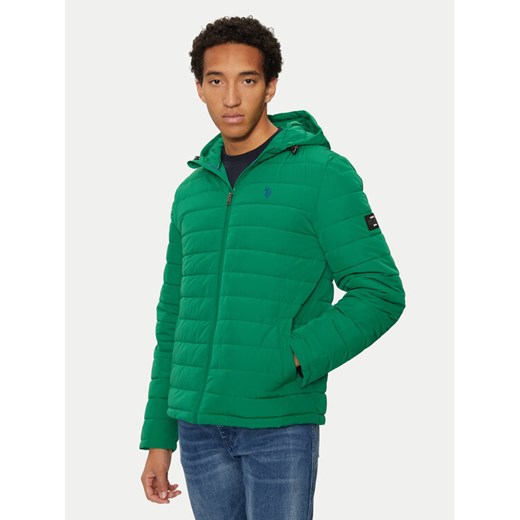 U.S. Polo Assn. Kurtka zimowa MUP3600 Zielony Regular Fit ze sklepu MODIVO w kategorii Kurtki męskie - zdjęcie 182612348