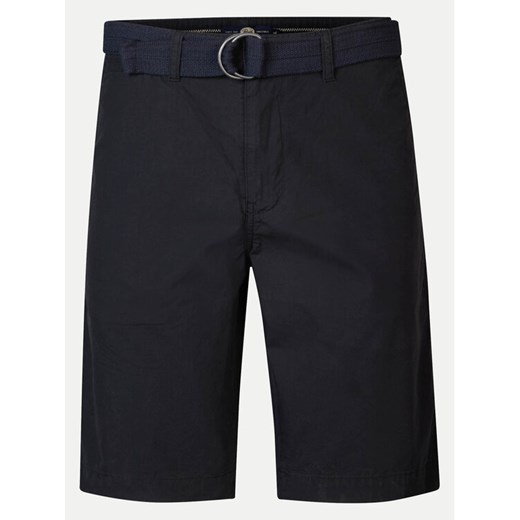 Petrol Industries Szorty materiałowe M-1040-SHO501 Czarny Slim Fit ze sklepu MODIVO w kategorii Spodenki męskie - zdjęcie 182612366