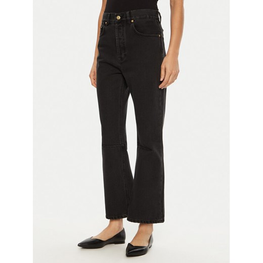 JACQUEMUS Jeansy 24E241DE035 Czarny Regular Fit ze sklepu MODIVO w kategorii Jeansy damskie - zdjęcie 182612367