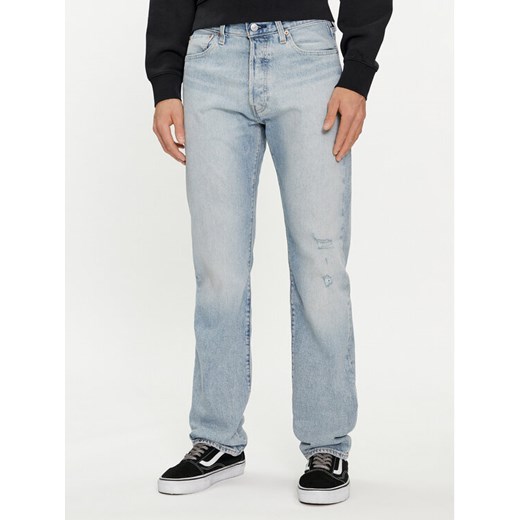 Levi's® Jeansy 501® 00501-3515 Niebieski Straight Fit ze sklepu MODIVO w kategorii Jeansy męskie - zdjęcie 182612436